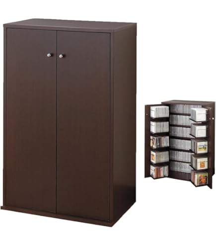 Amazon｜【CD屋さんの】ディスクラック3段スリム｜CDラック・DVD